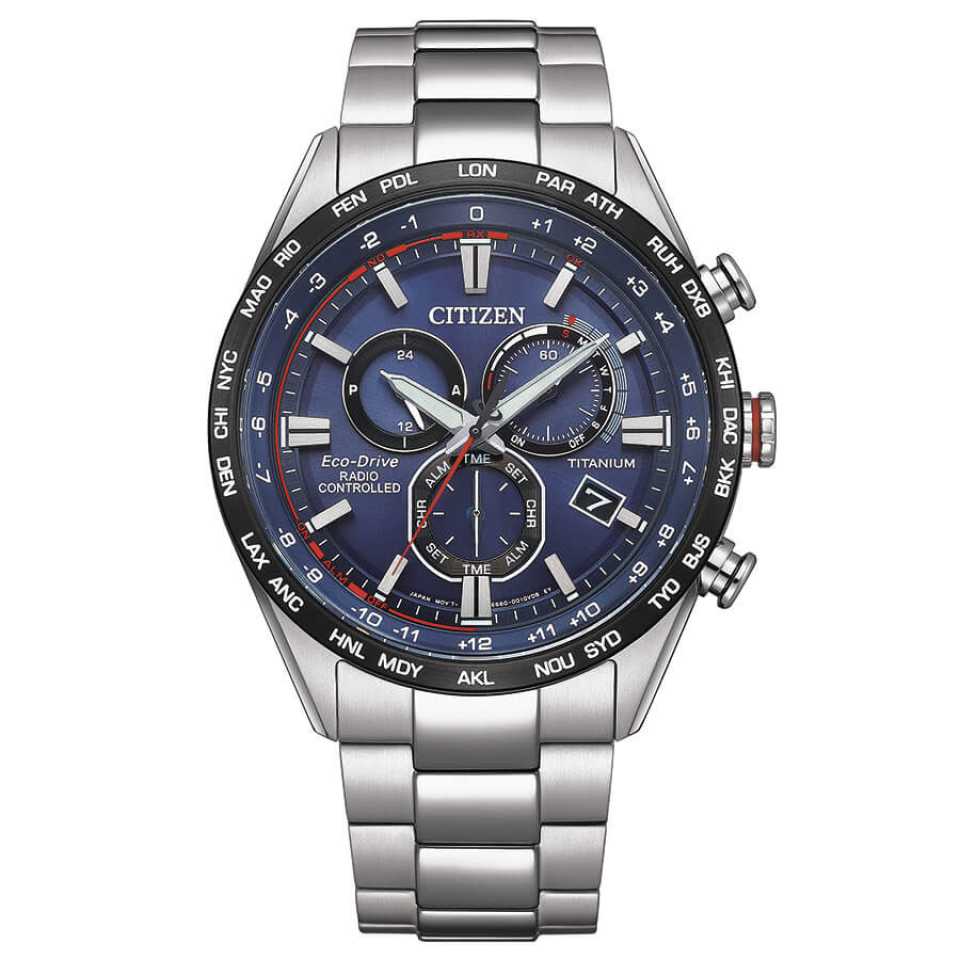 CITIZEN - OROLOGIO SUPER TITANIO CHRONO RADIOCONTROLLATO CB5945-85L