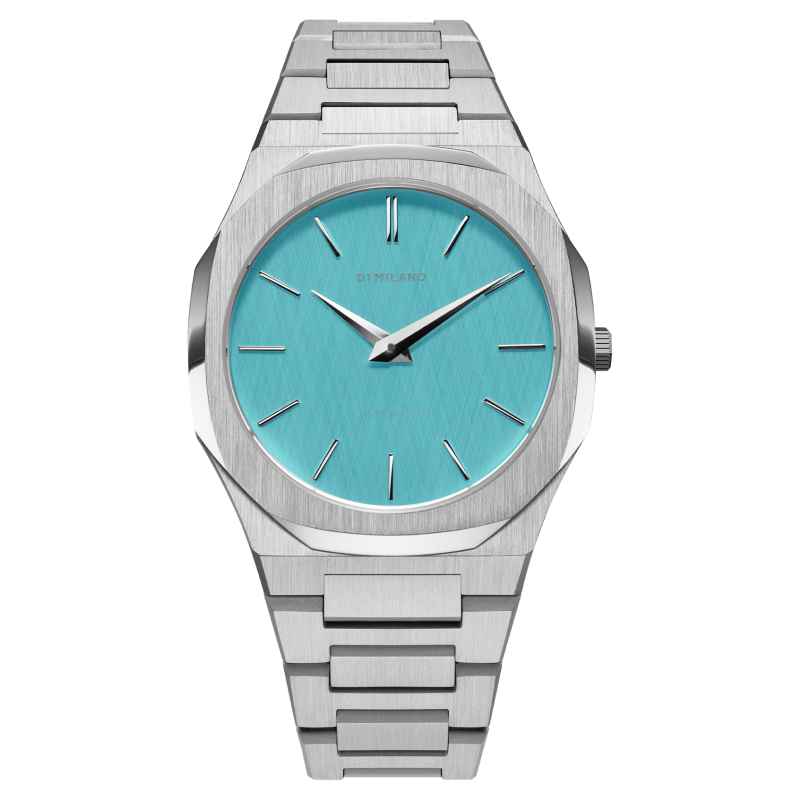 D1 MILANO - OROLOGIO ULTRA THIN 38 MM LIGHT BLUE D1-UTBU08