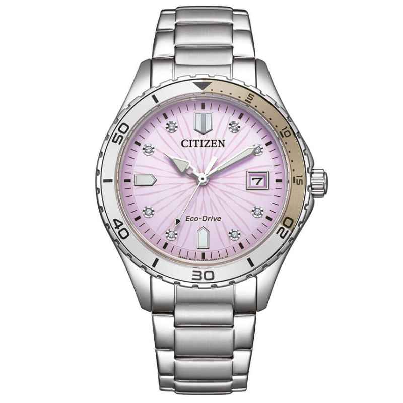 Citizen watches solar outlet woman