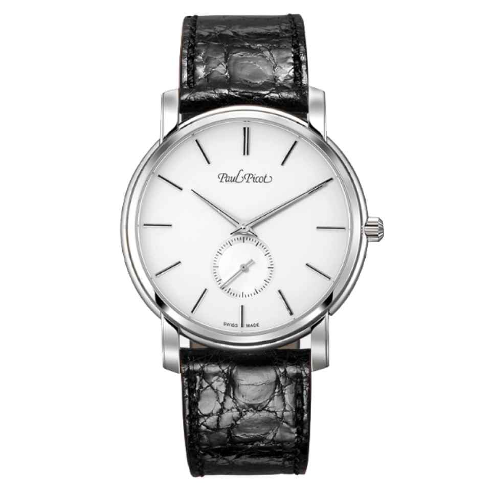 PAUL PICOT - FIRSHIRE EXTRAFLAT AUTOMATIC SILVER WATCH