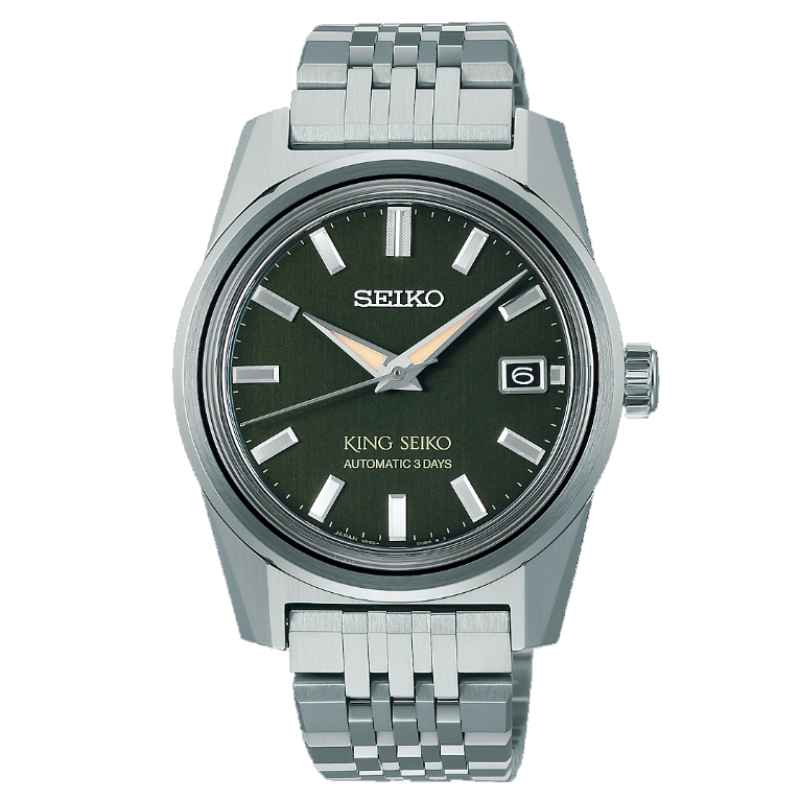 SEIKO - OROLOGIO KING SEIKO KSK OLIVE SUEDE SPB391J1